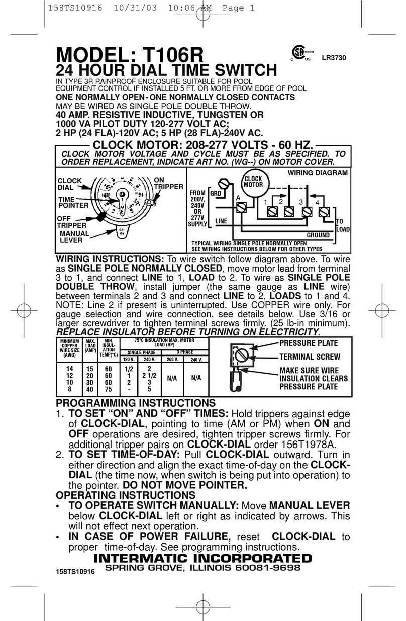 Intermatic T106R Manual