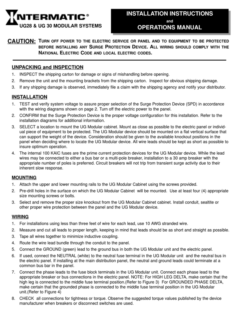 Intermatic UG28 Parts list manual