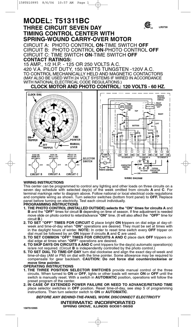 Intermatic T51311BC Manual