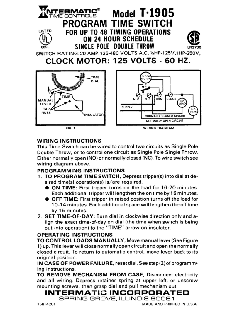 Intermatic T1905 Manual