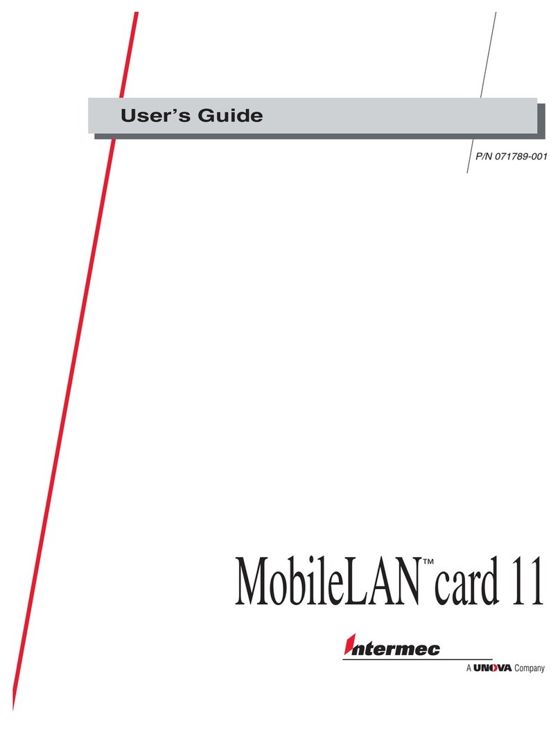 Intermec MobileLAN Card11 user guide
