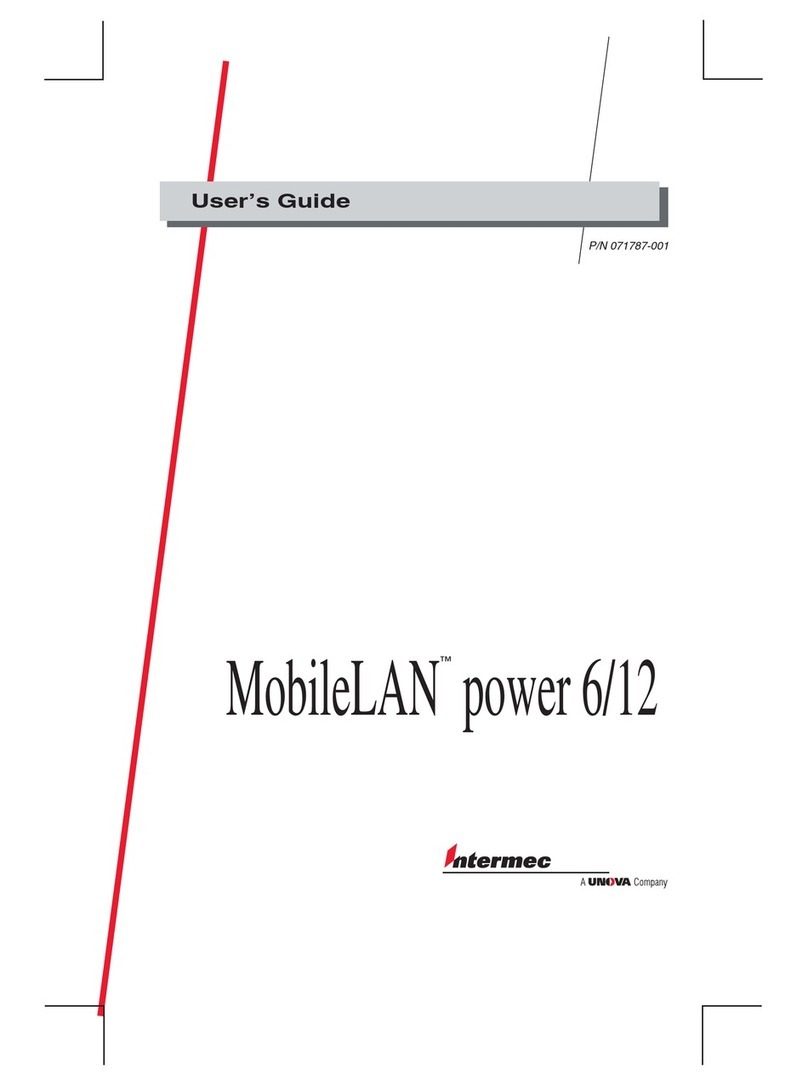 Intermec Power6/12 user guide