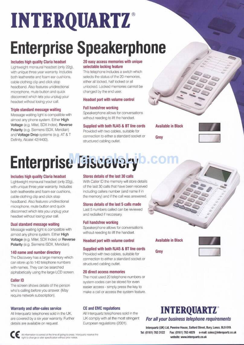 Interquartz Enterprise 98390 User manual