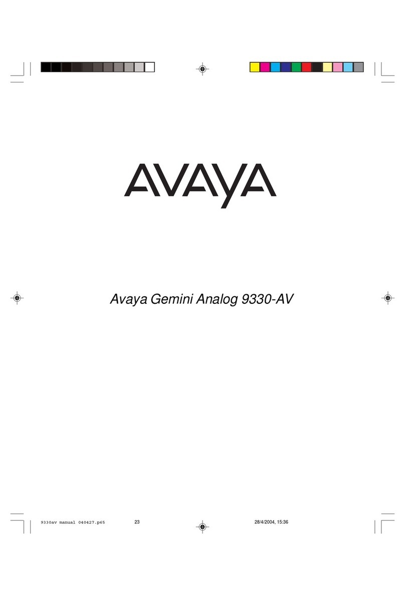 Avaya 9330 AV User manual