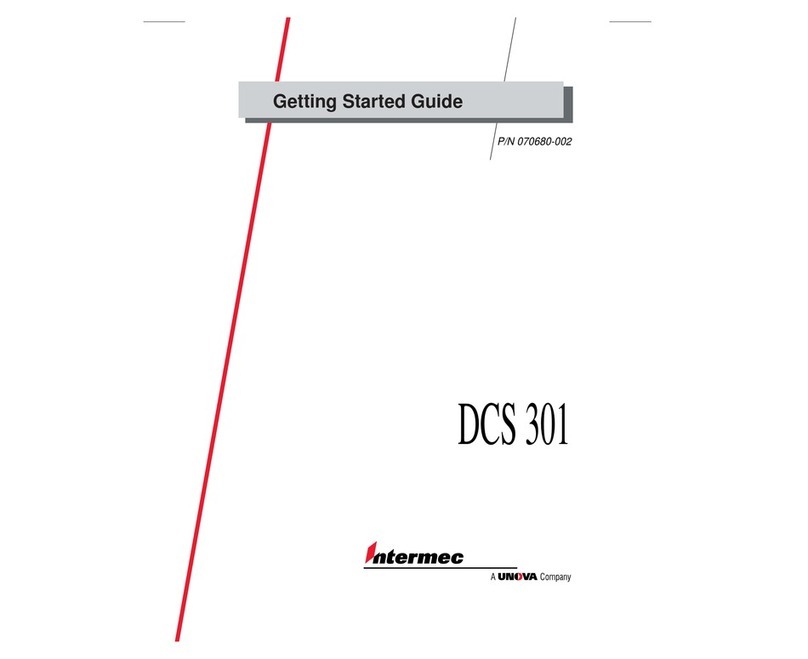 Intermec DCS 301 Getting started guide