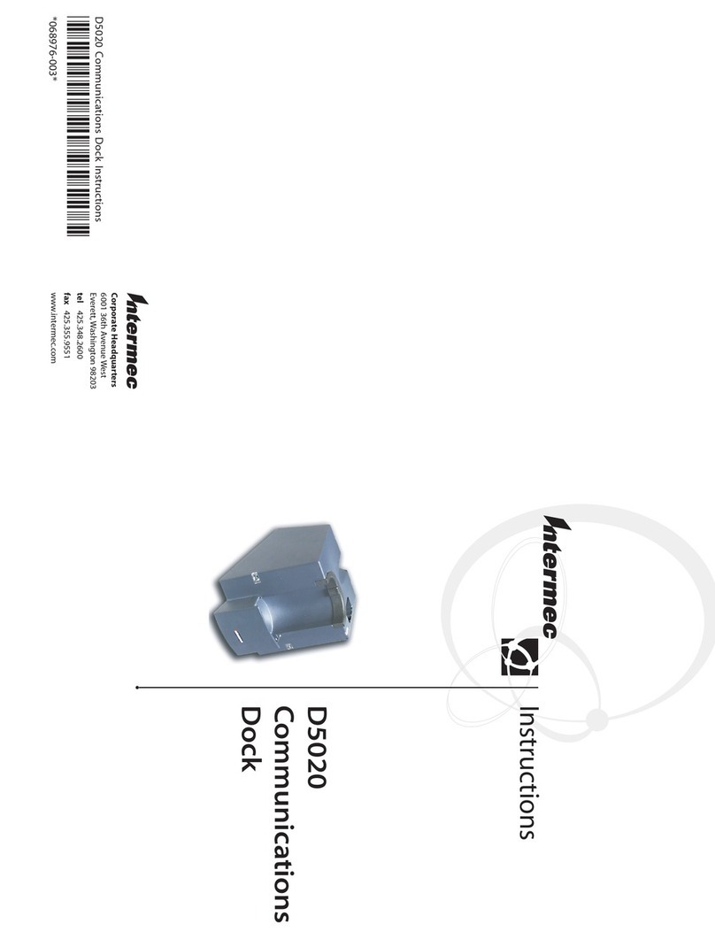 Intermec D5020 User manual