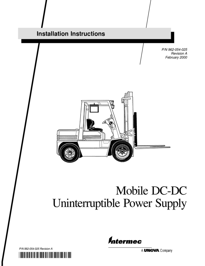 Intermec DC-DC installation instructions