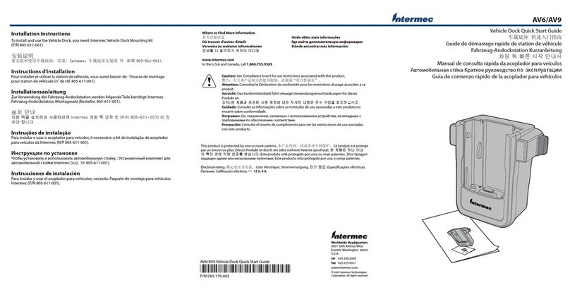 Intermec AV6 User manual