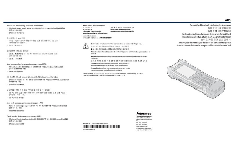 Intermec AR5 User manual