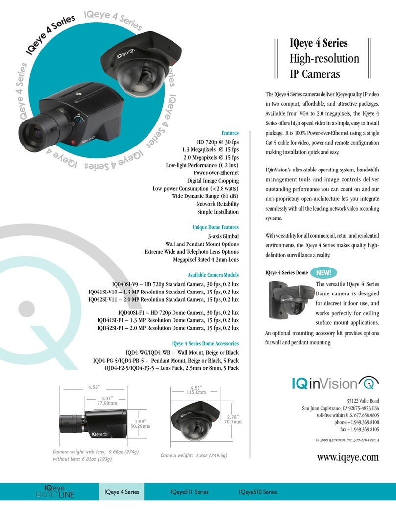 Iqinvision IQeye 4 Series Manual