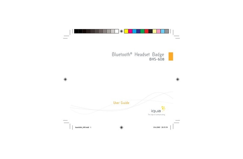 Iqua BHS-608 User manual