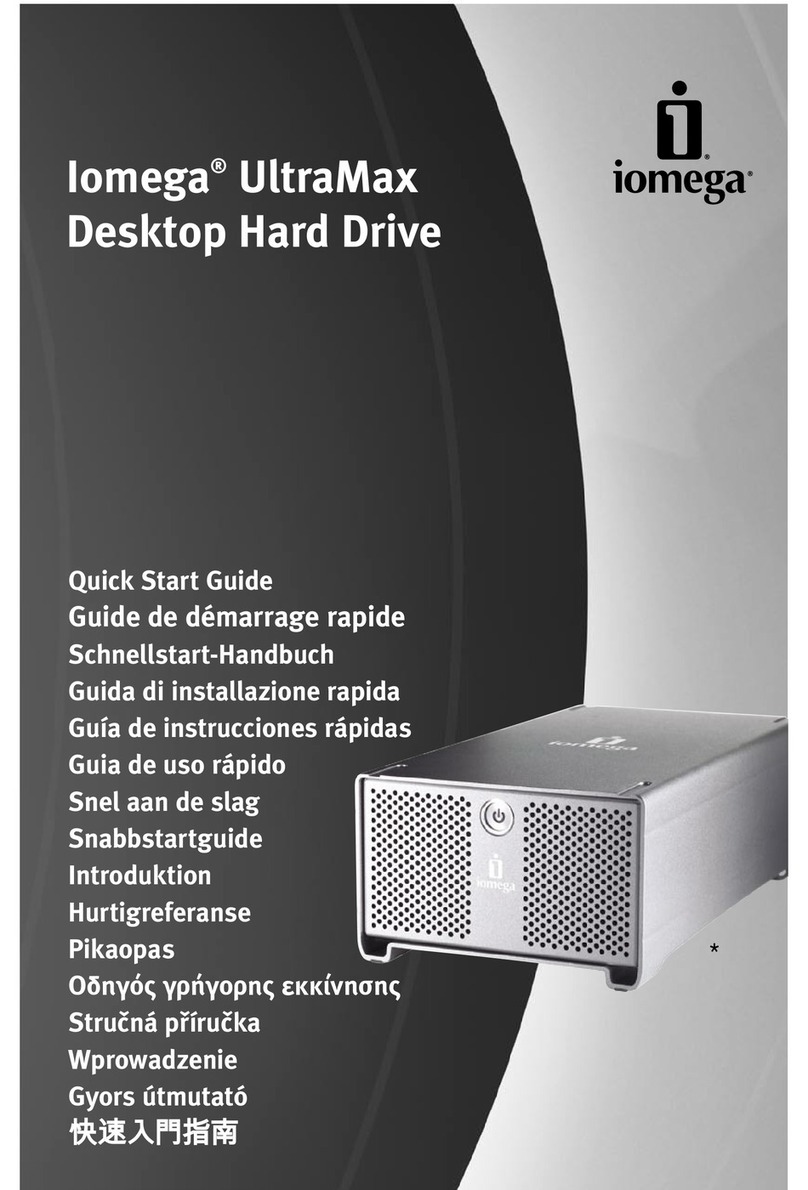Iomega UltraMax 33720 quick start guide
