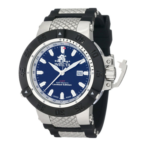 Invicta 0513BBB Instruction manual and warranty