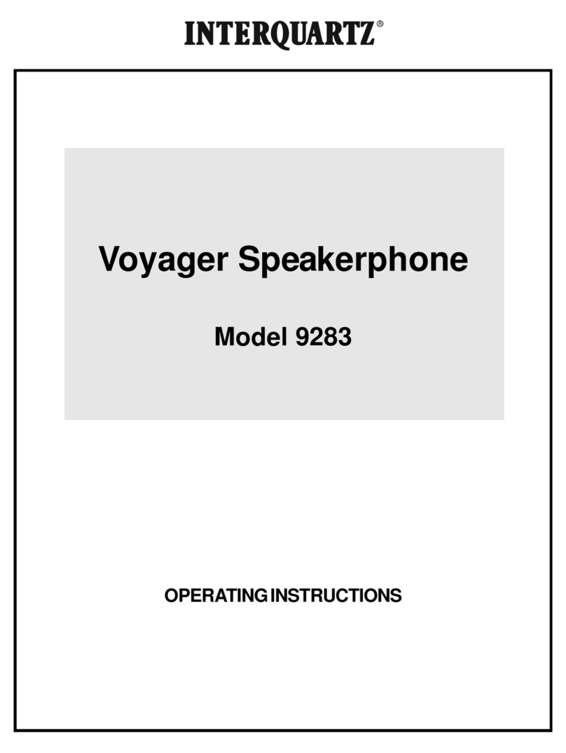 Interquartz Voyager 9283 User manual