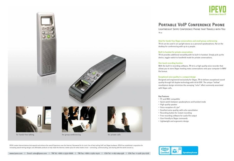 Ipevo TR-10 Specifications
