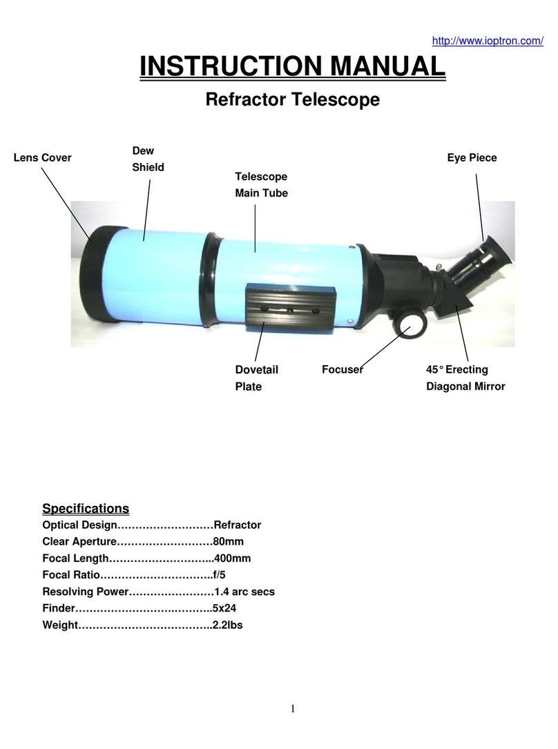 iOptron SmartStar A-R80 User manual
