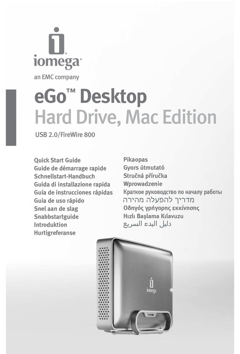 Iomega eGo 34796 quick start guide