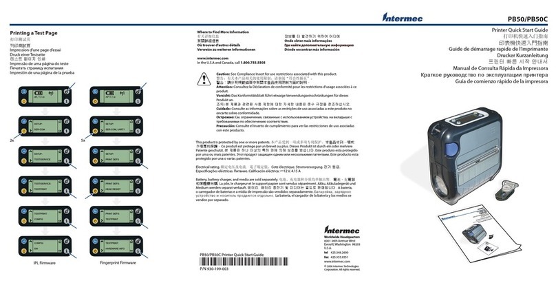 Intermec PB50 User manual