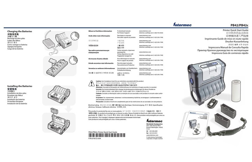 Intermec PB42 User manual