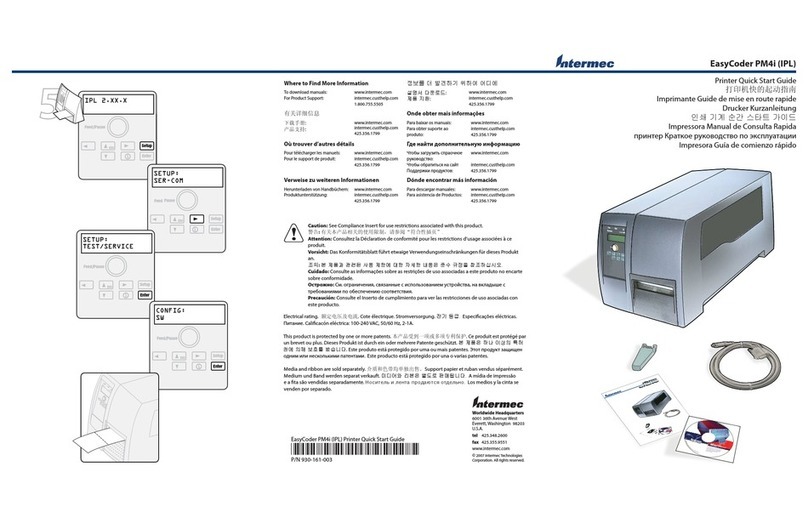 Intermec PM4I User manual