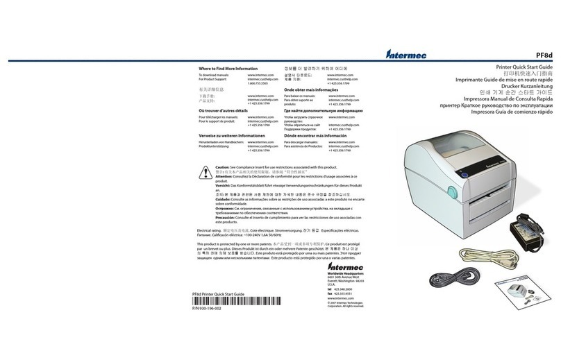 Intermec PF8D User manual