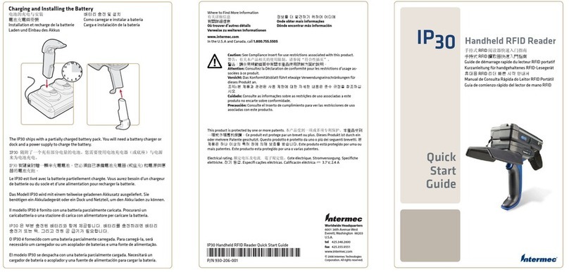 Intermec IP30 User manual