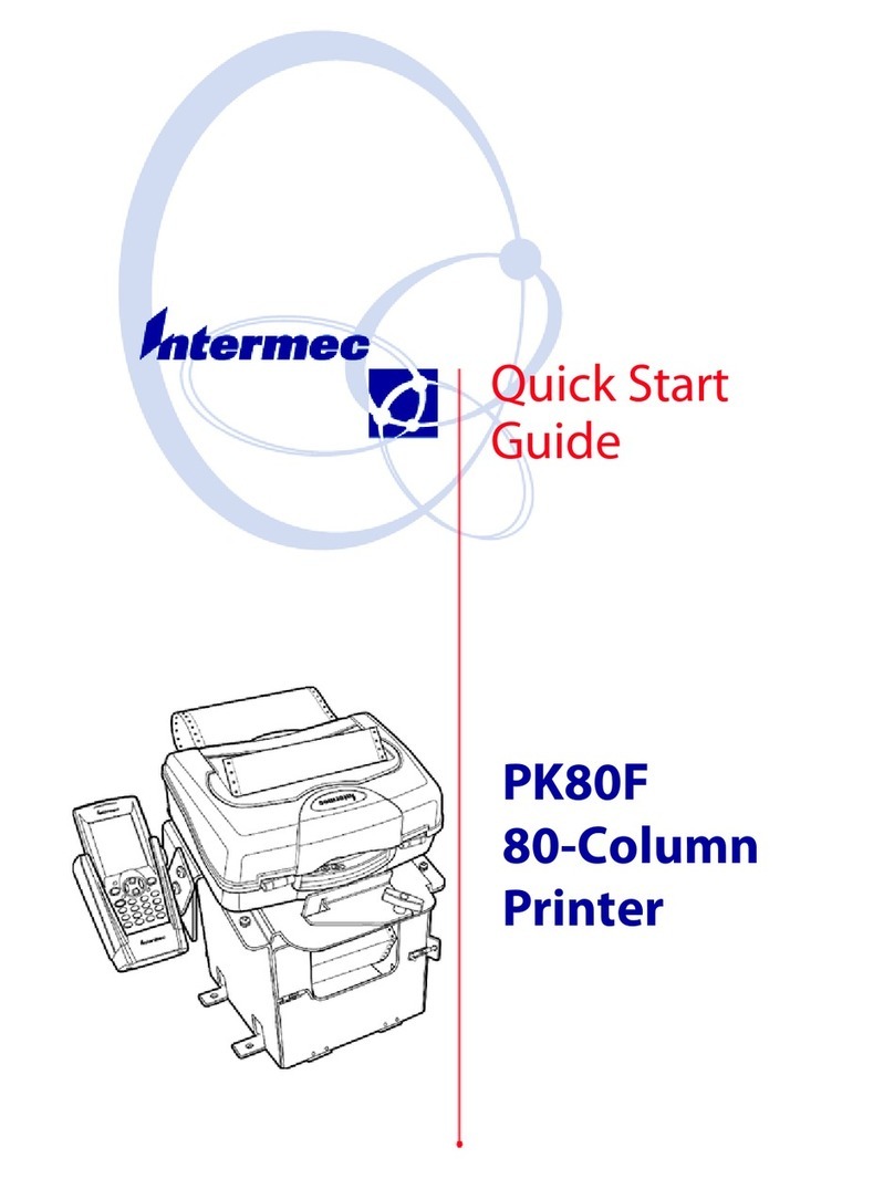 Intermec PK80 Series User manual