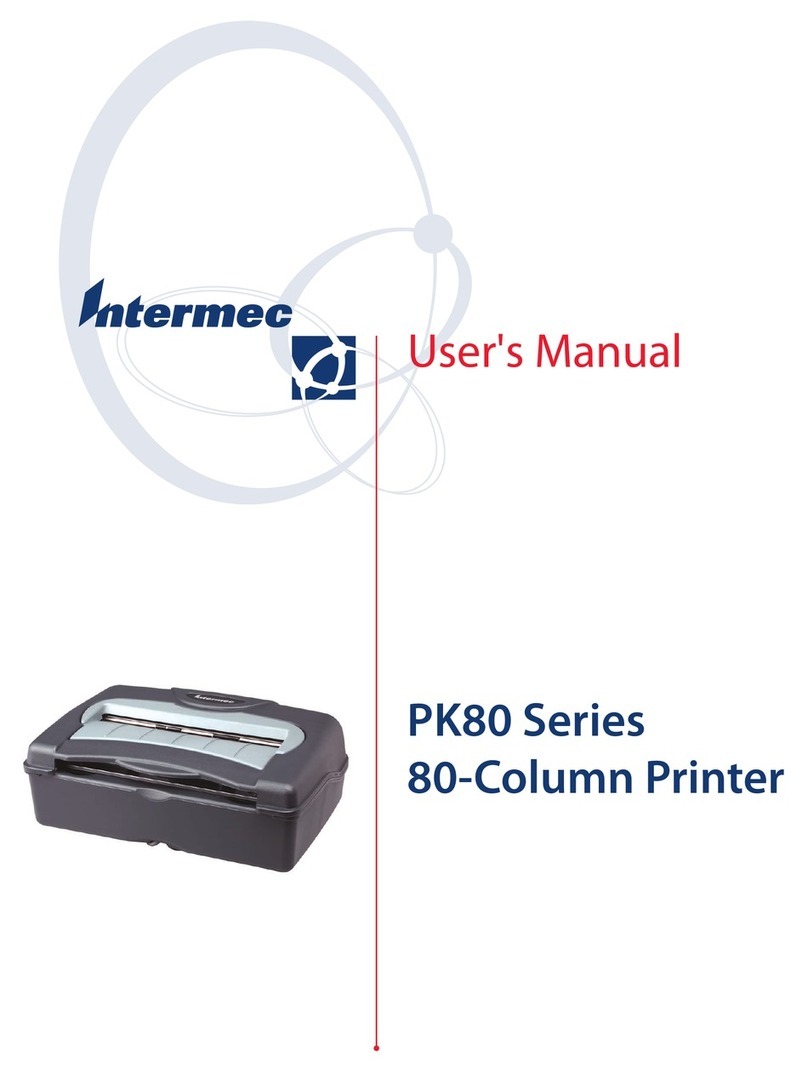 Intermec PK80 Series User manual