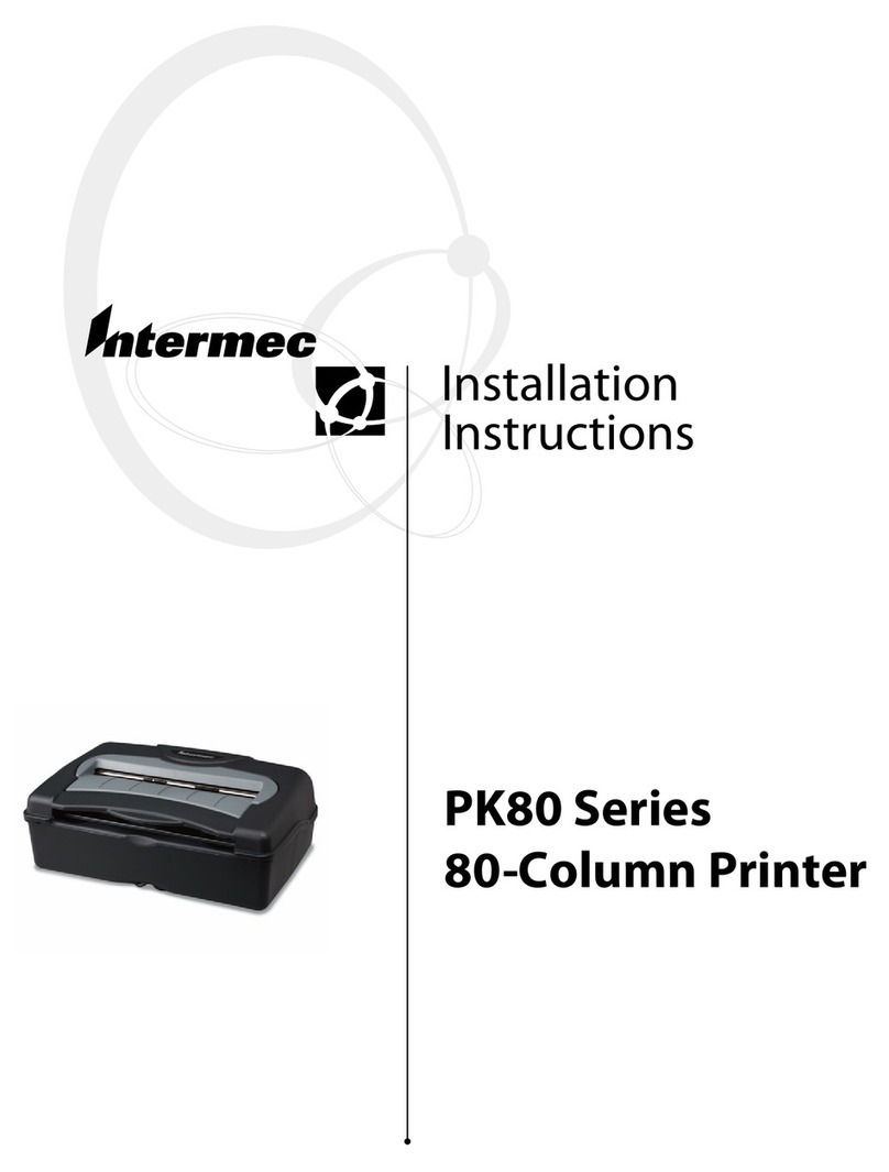 Intermec PK80 Series User manual