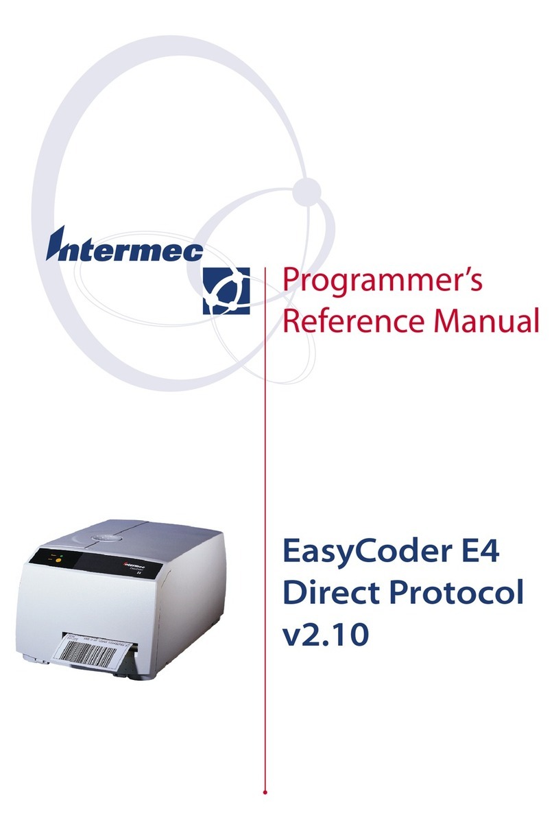 Intermec EasyCoder E4 Programmer's reference manual