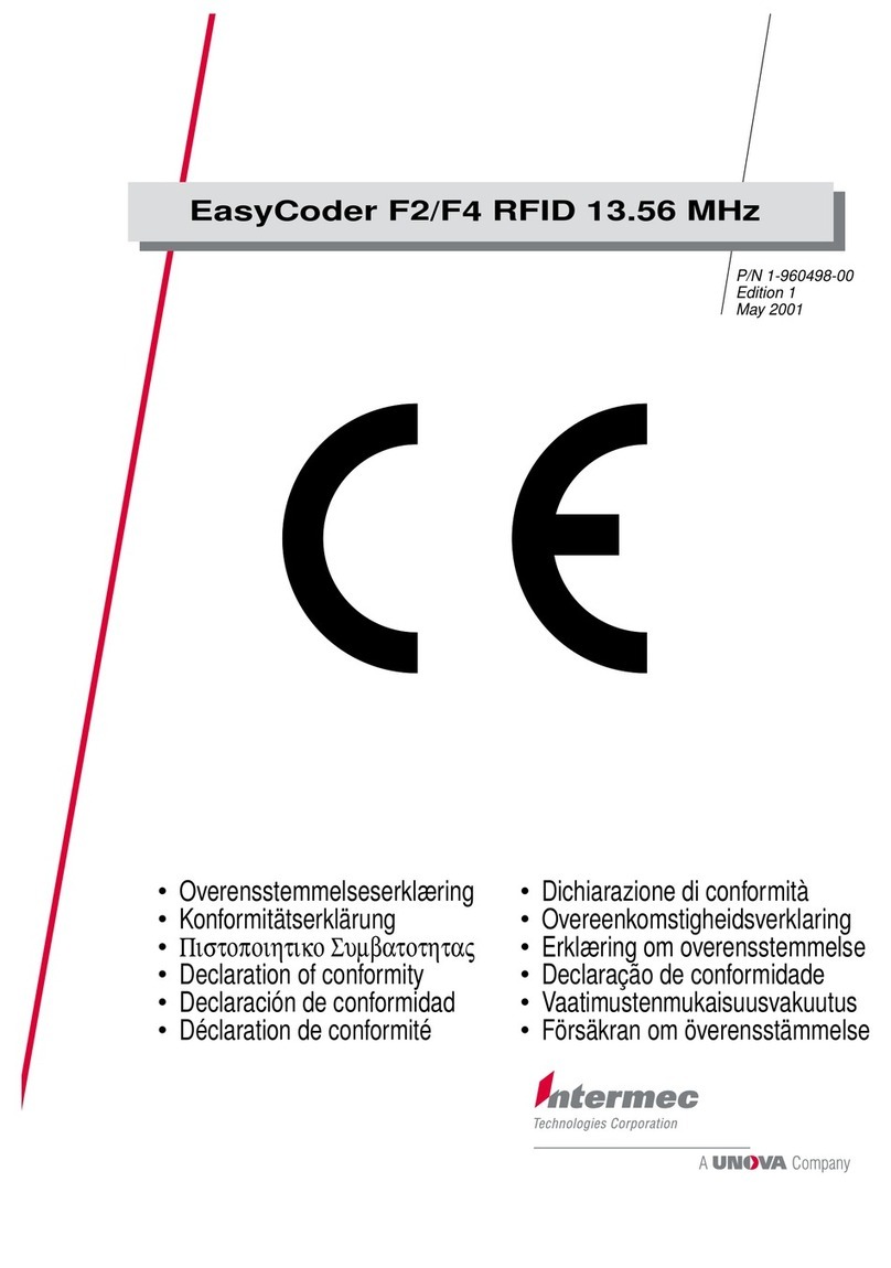Intermec EasyCoder F2 Manual