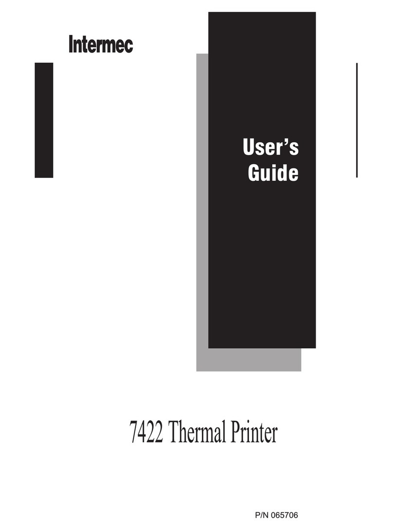 Intermec EasyCoder 7422 User manual