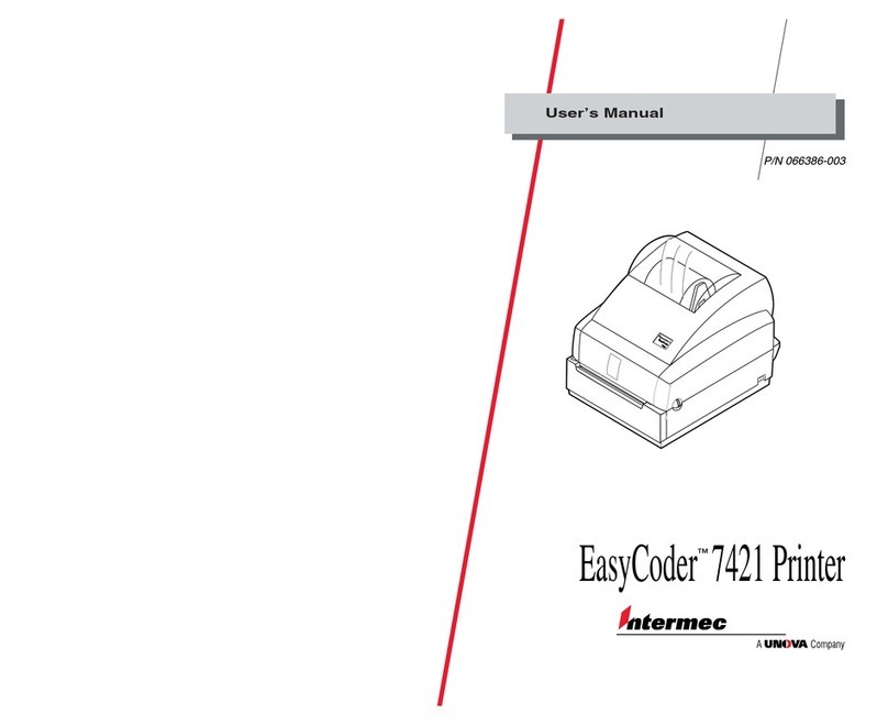 Intermec EasyCoder 7421 User manual