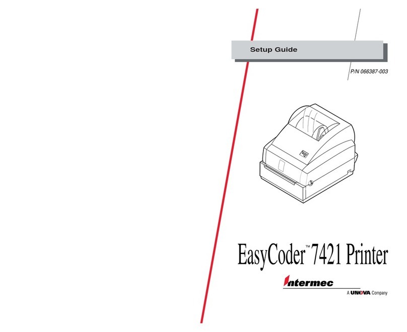 Intermec EasyCoder 7421 User manual