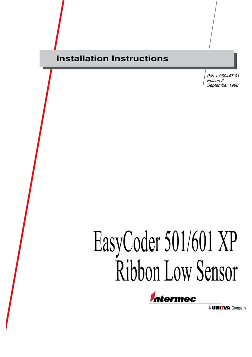 Intermec EasyCoder 601XP User manual