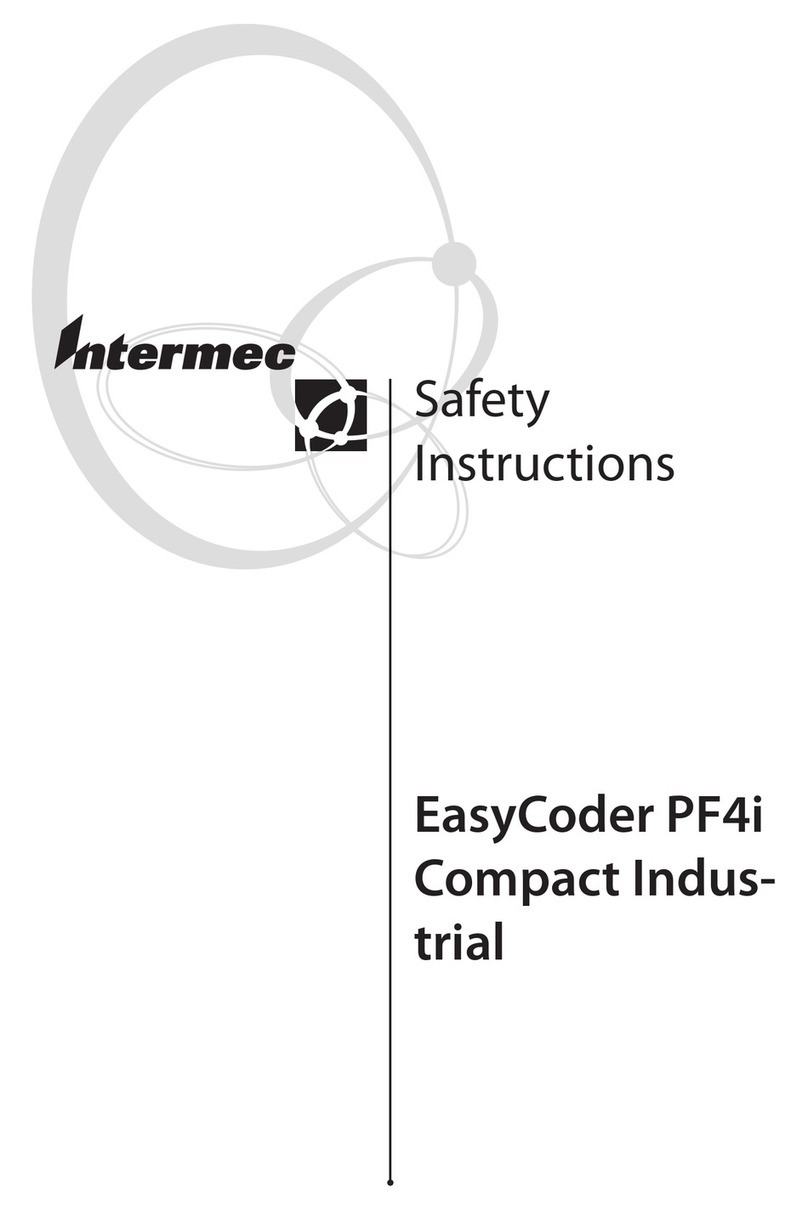 Intermec EasyCoder PF4ci Installation instructions