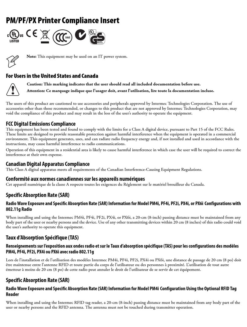 Intermec EasyCoder PF2i Manual