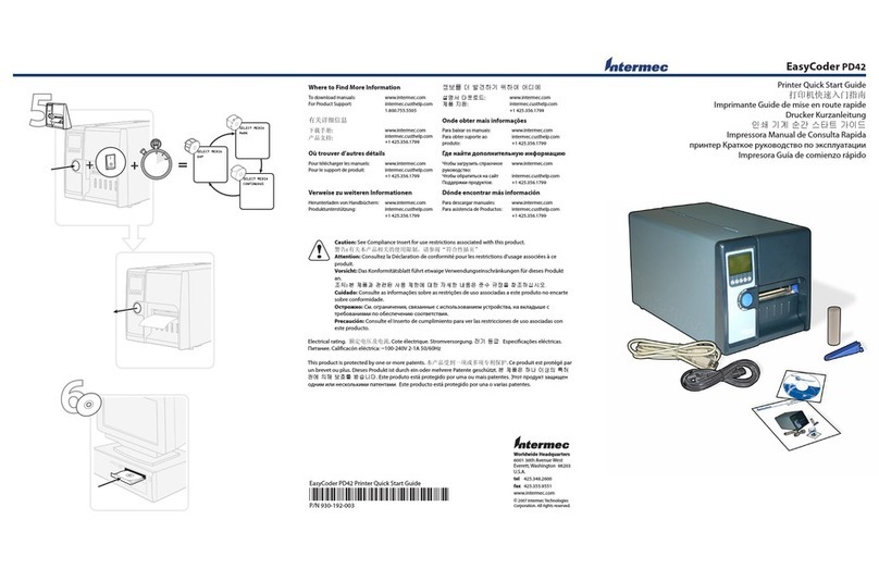 Intermec EasyCoder PD42 User manual