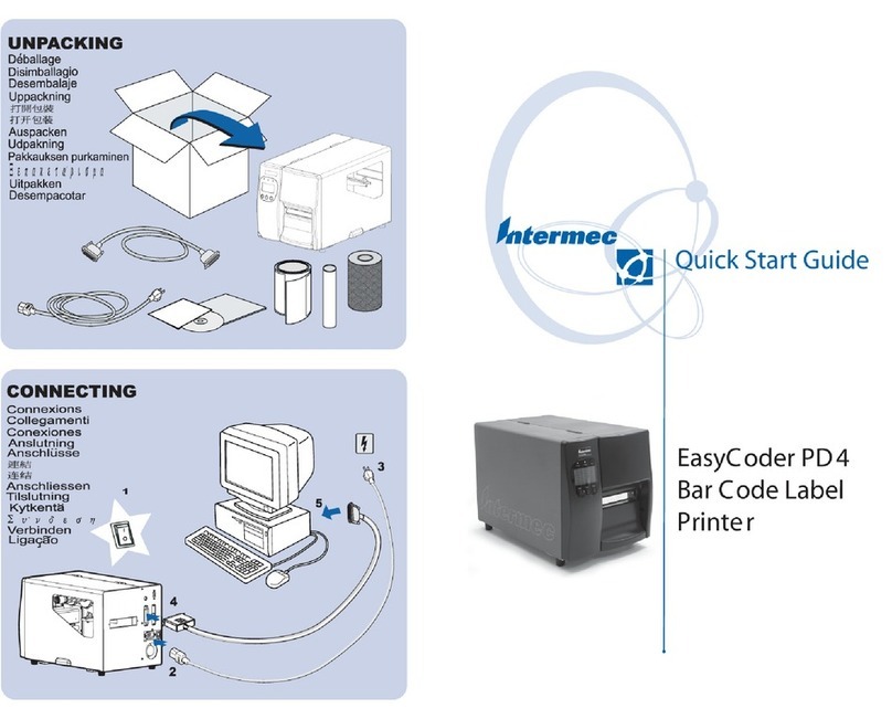 Intermec EasyCoder PD4 quick start guide