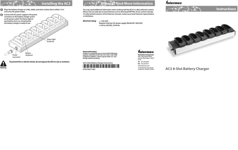 Intermec AC3 instructions