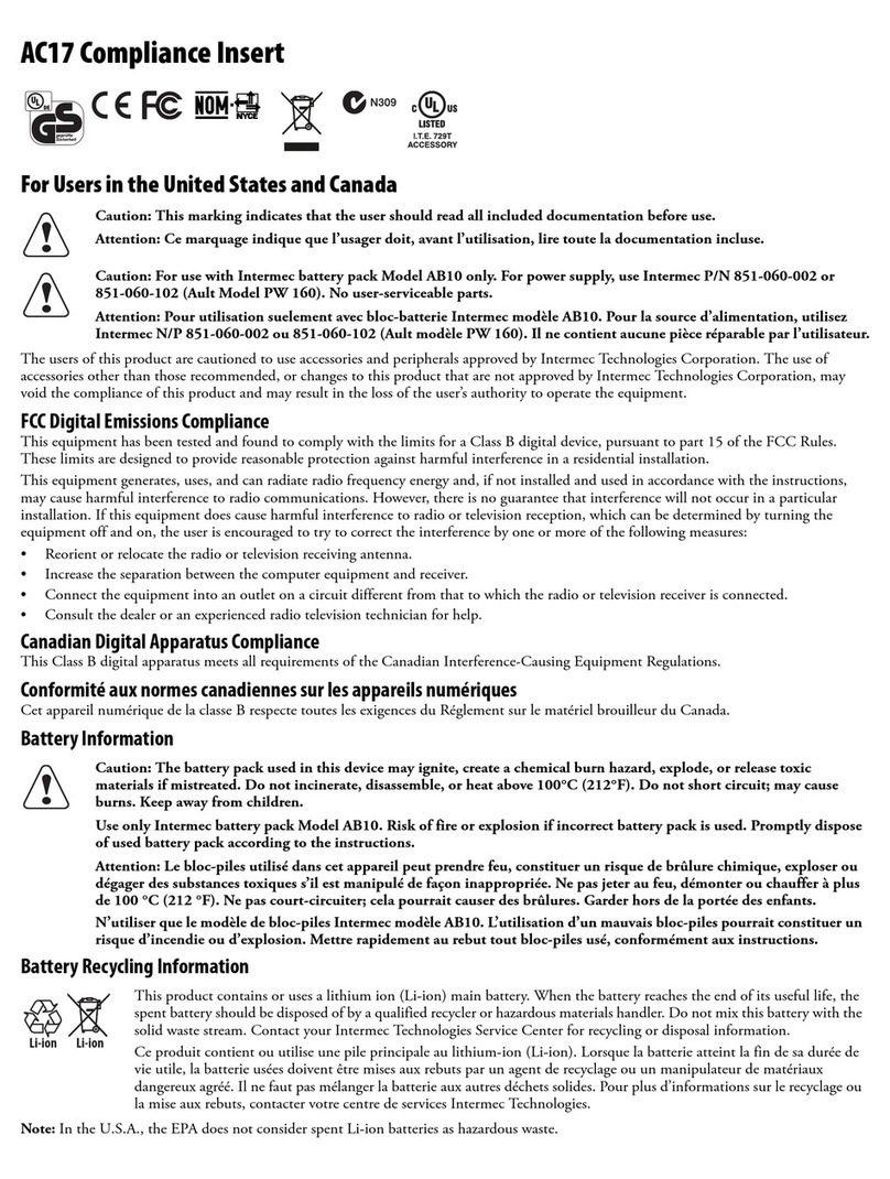 Intermec AC17 Manual