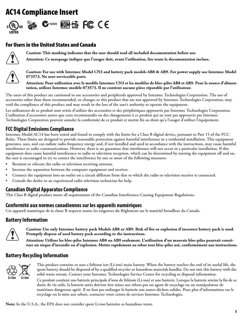 Intermec AC14 Manual