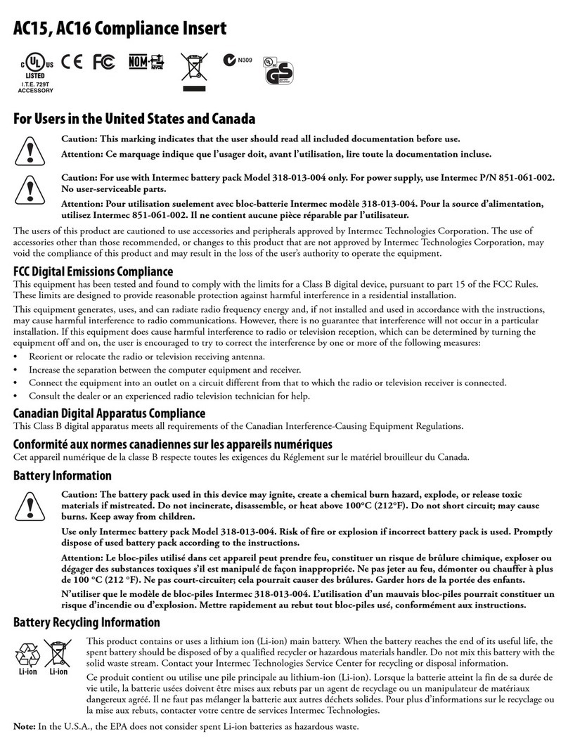 Intermec AC15 Manual
