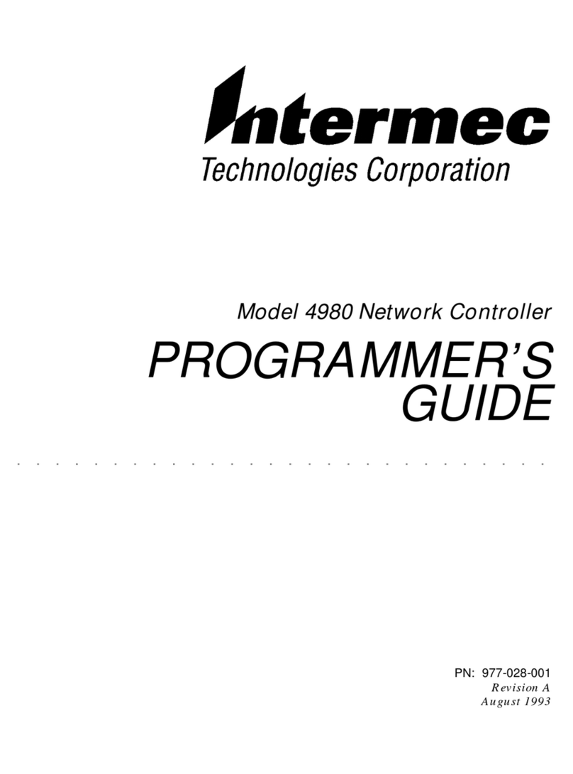 Intermec 4980 Programmer's guide