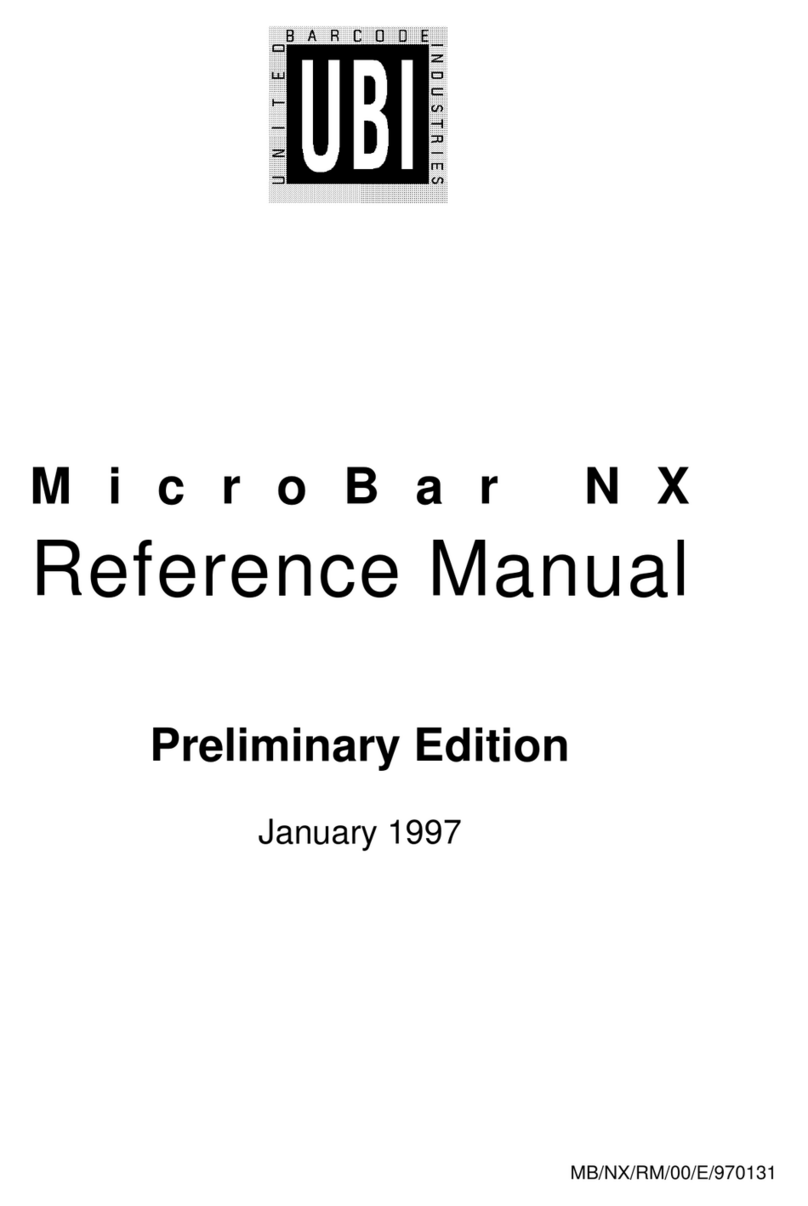 Intermec MicroBar NX User manual
