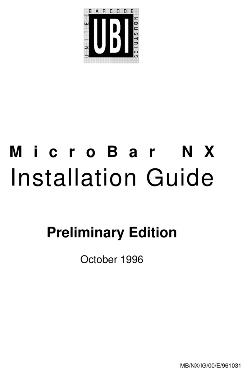 Intermec MicroBar NX installation guide