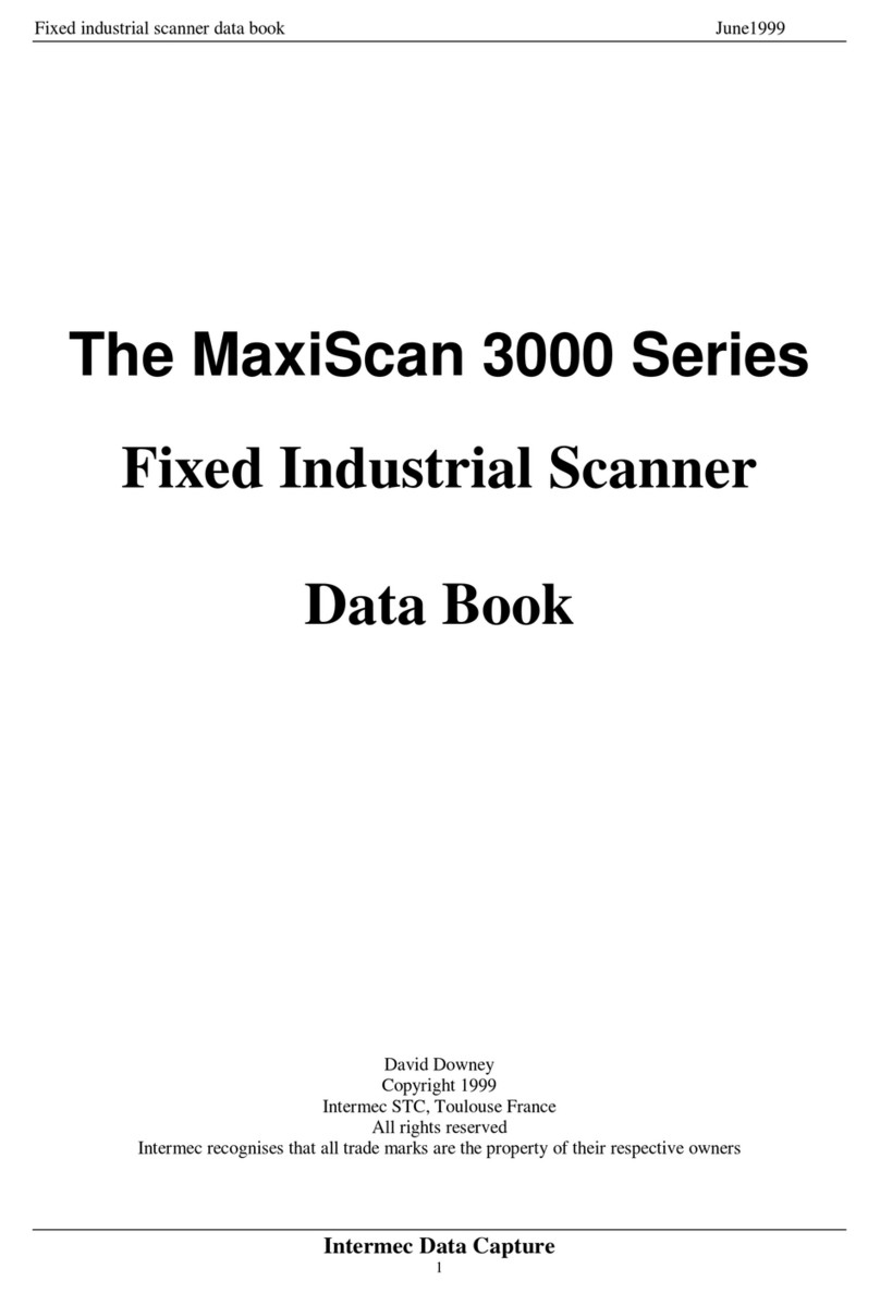 Intermec MaxiScan 3010 User manual
