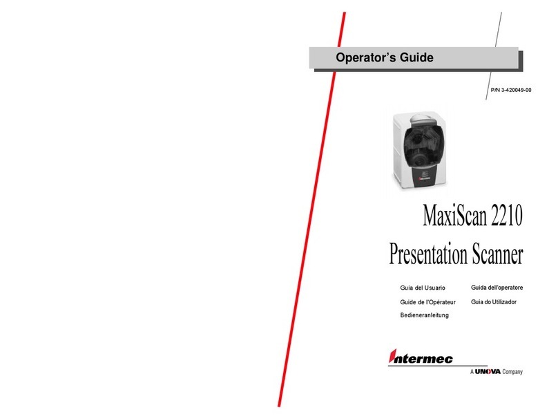 Intermec MaxiScan 2210 Manual