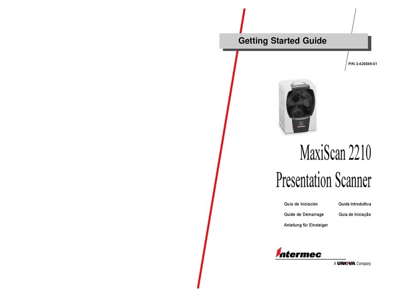 Intermec MaxiScan 2210 User manual