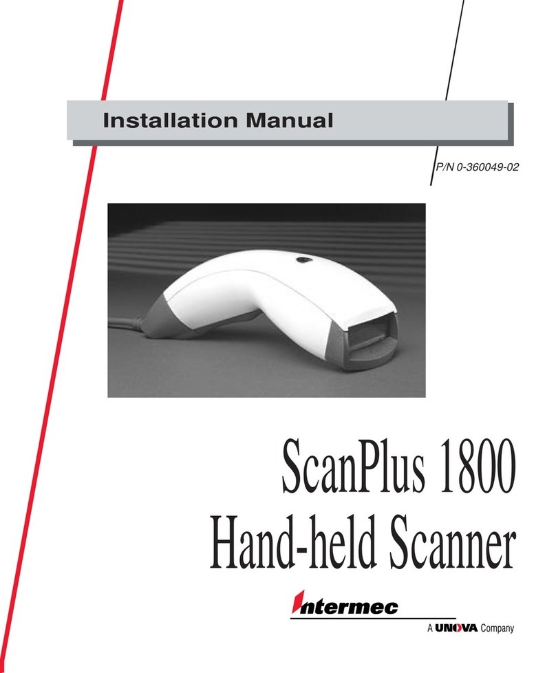Intermec ScanPlus 1800 User manual Intermec ScanPlus 1800 User manual